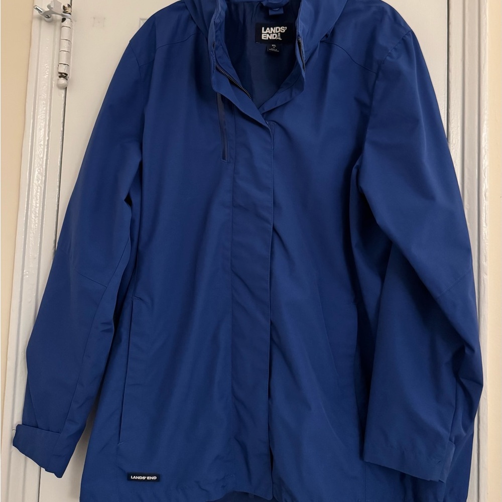 Lands' End Women's Ski Jacket in Vibrant Blue Size XL